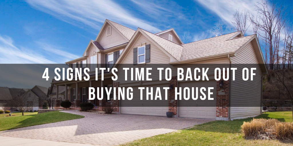 can you back out of buying a house